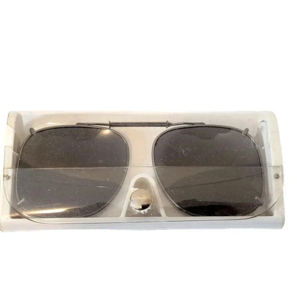 54 Square 1 Sunglasses Solar Shield Clip Ons - Picture 3 of 3